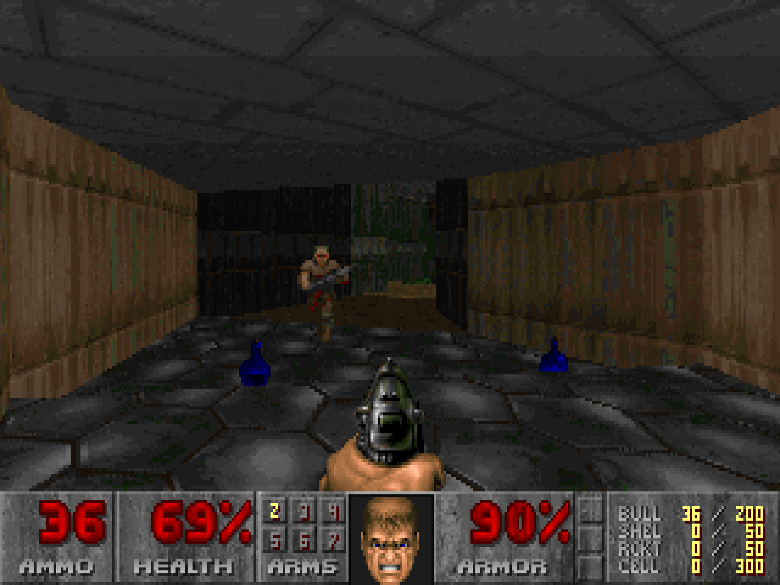 <p>Las atrocidades que vive nuestro pobre Marine espacial.</p><p><i>Doom</i></p>